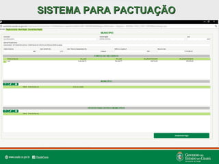 SISTEMA PARA PACTUAÇÃOSISTEMA PARA PACTUAÇÃO
 