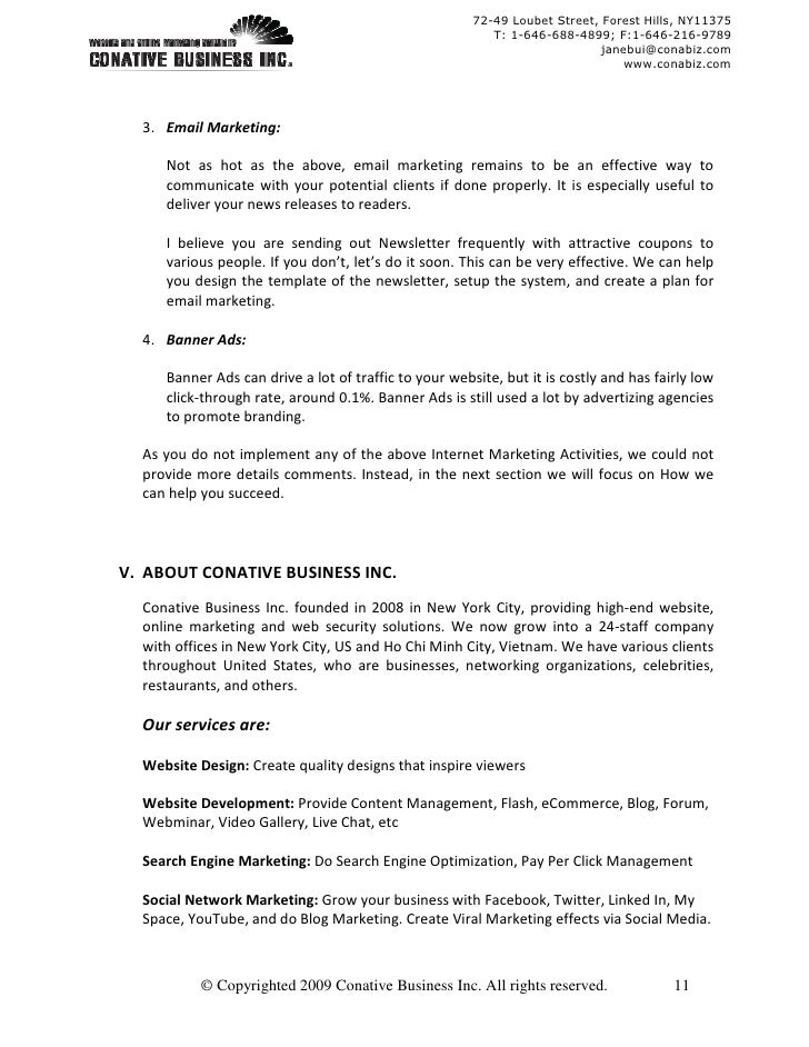 Sample Ecommerce  Website Report v2