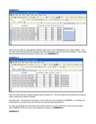 Concatenate excel | PDF
