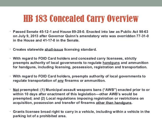 Illinois Concealed Carry
