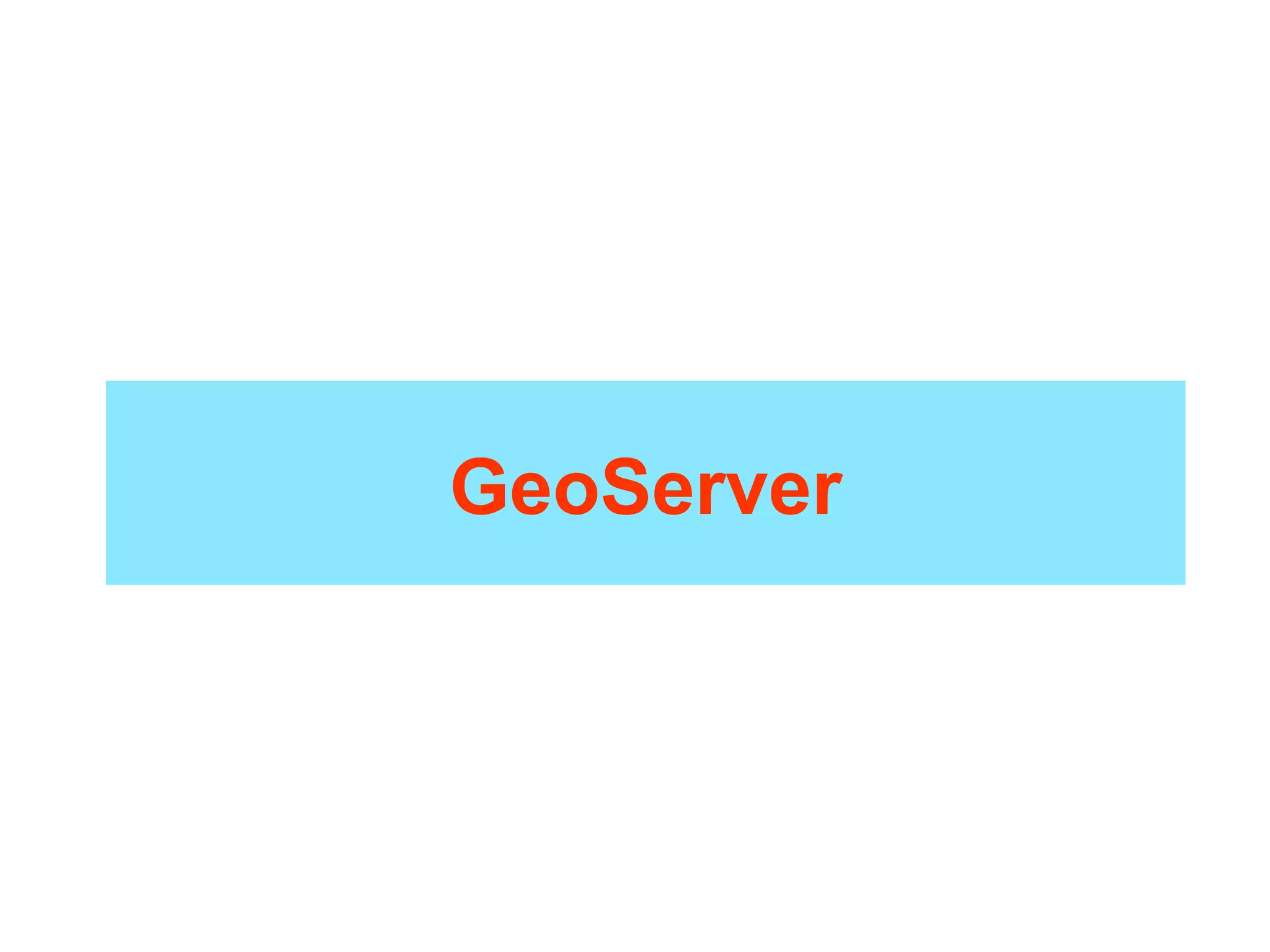 GeoServer 