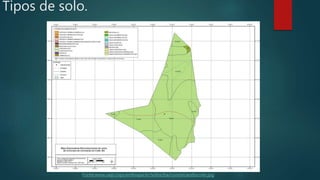 Tipos de solo.
Fonte:www.uep.cnps.embrapa.br/solos/ba/conceicaodocoite.jpg
 