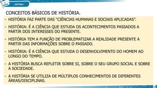 CONCEITO DE HISTORIA introducao ao estudo de historia | PDF