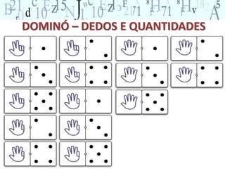 DOMINÓ – DEDOS E QUANTIDADES 
 