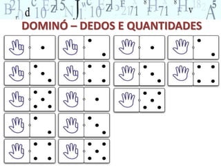 DOMINÓ – DEDOS E QUANTIDADES 
 
