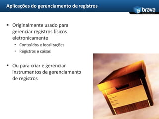 Necessidades de negócios ou operacionais