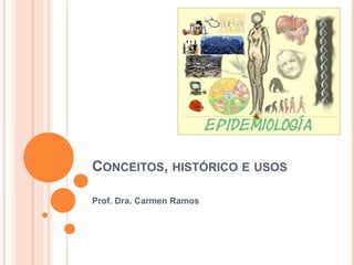 CONCEITOS, HISTÓRICO E USOS
Prof. Dra. Carmen Ramos
 