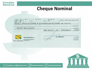 Cheque Nominal  