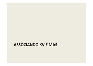 ASSOCIANDO KV E MAS
 
