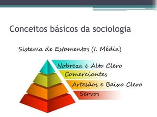 Conceitos básicos da sociologia
 