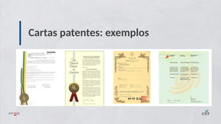 Cartas patentes: exemplos
 