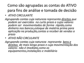 CONCEITOS BÁSICOS DE CONTABILIDADE | PPTX