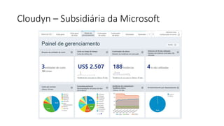 Cloudyn – Subsidiária da Microsoft
 