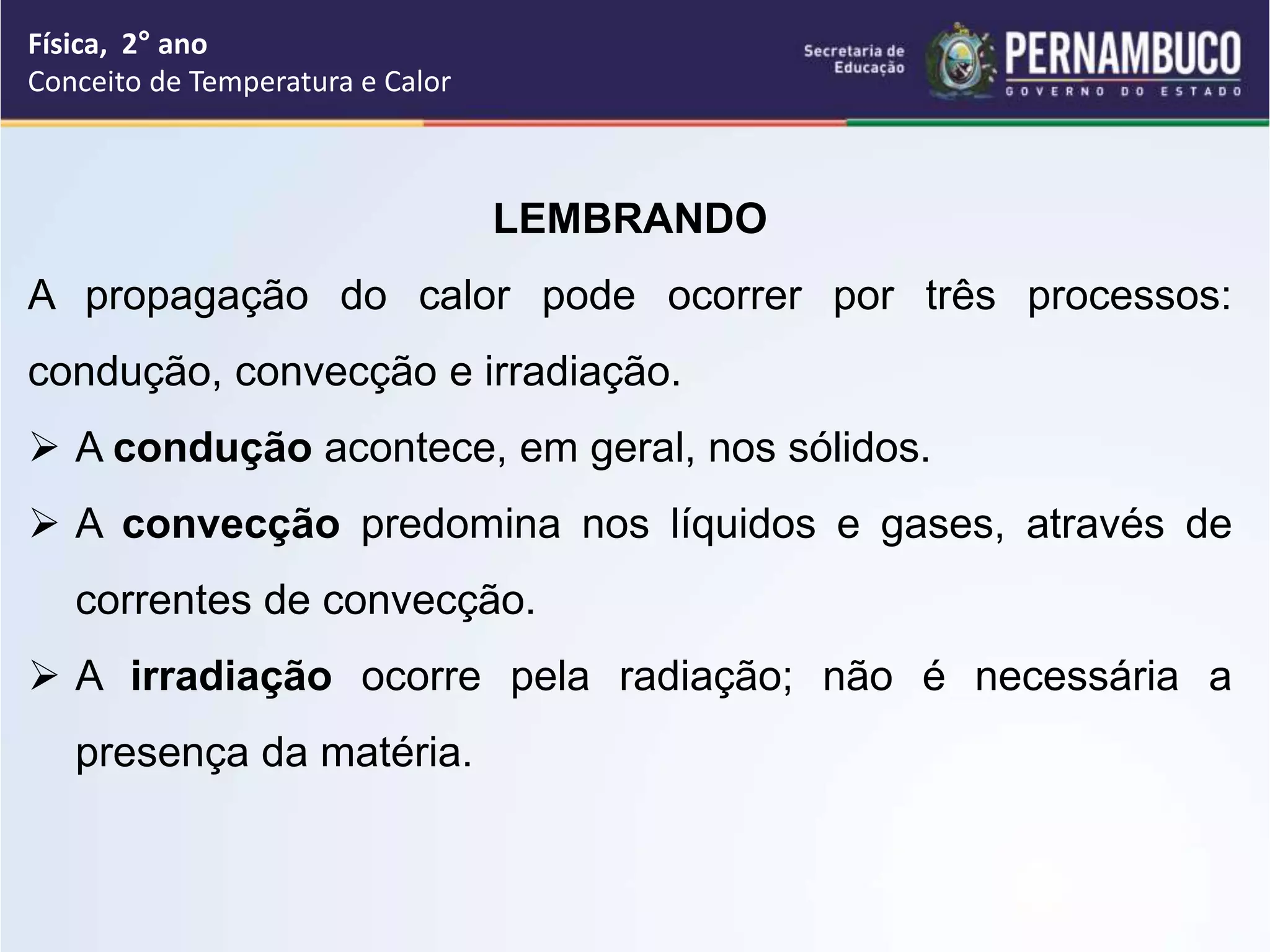 Conceitos de temperatura e calor | PPT | Physics | Science