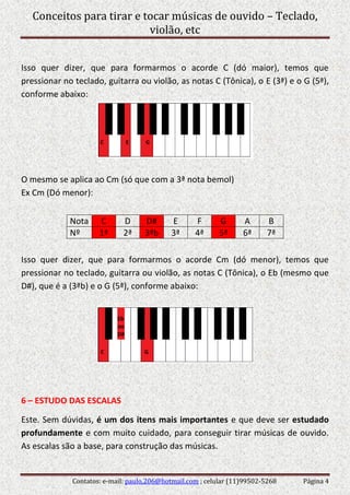 Como tirar acordes de ouvido: conhecendo o som dos acordes do I