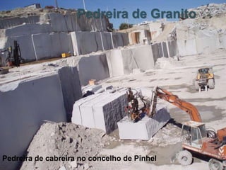 Pedreira de Granito




Pedreira de cabreira no concelho de Pinhel
                                             17
 