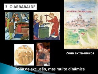 3. O ARRABALDE




                              Zona extra-muros



    Zona de exclusão, mas muito dinâmica
 