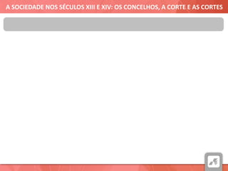 A SOCIEDADE NOS SÉCULOS XIII E XIV: OS CONCELHOS, A CORTE E AS CORTES
 