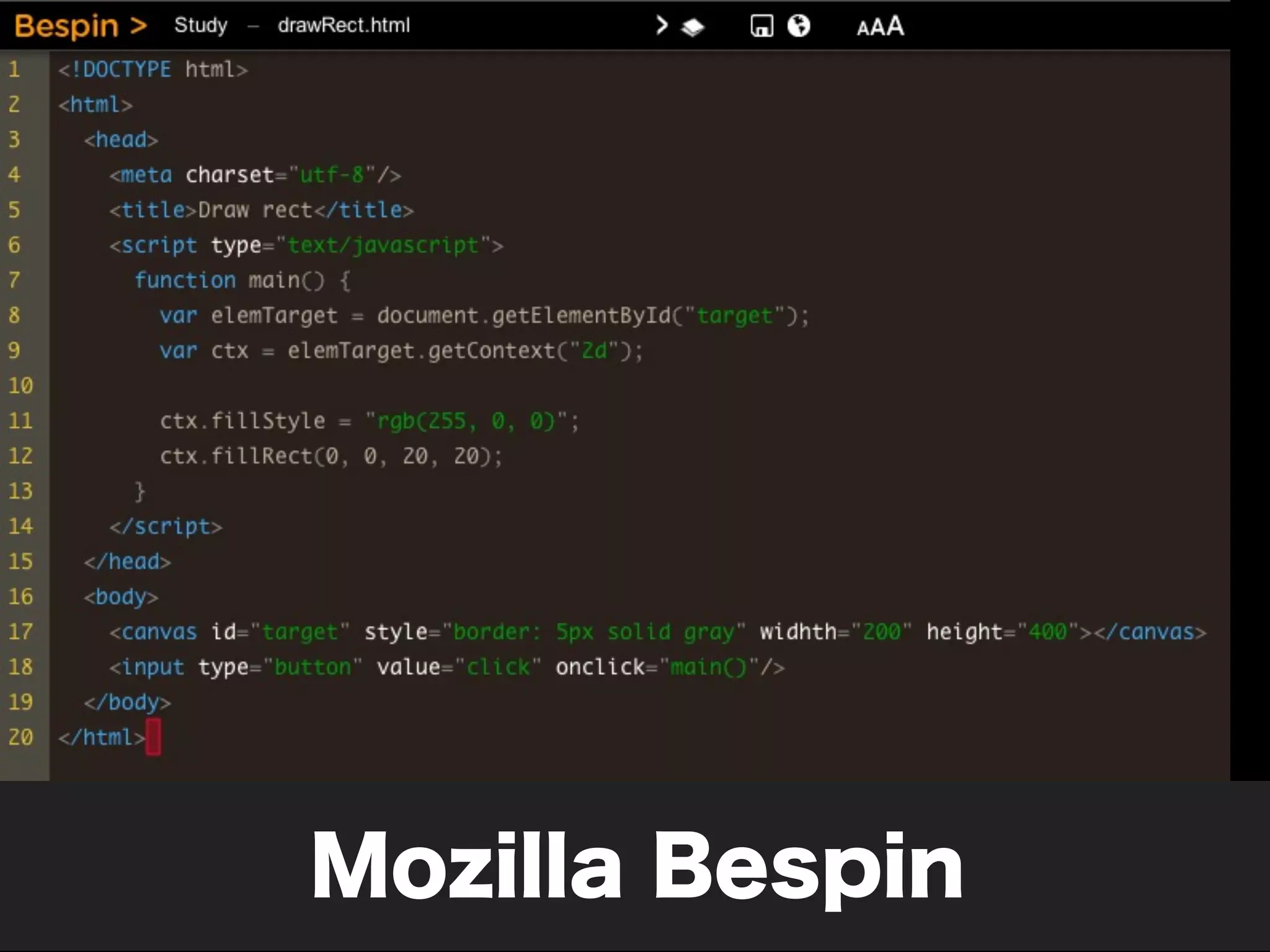 Mozilla Bespin
 