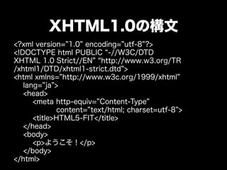 ぎゅ〜っと濃縮、HTML5