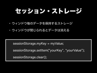 ぎゅ〜っと濃縮、HTML5