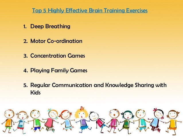 Concentration Building For Kids With Brain Training Games