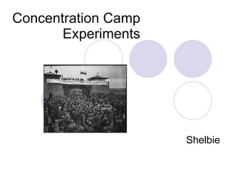 Concentration Camp Experiments Shelbie 