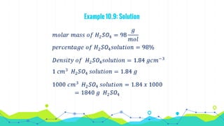 Example 10.9: Solution
 