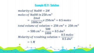 Example 10.11 : Solution
 