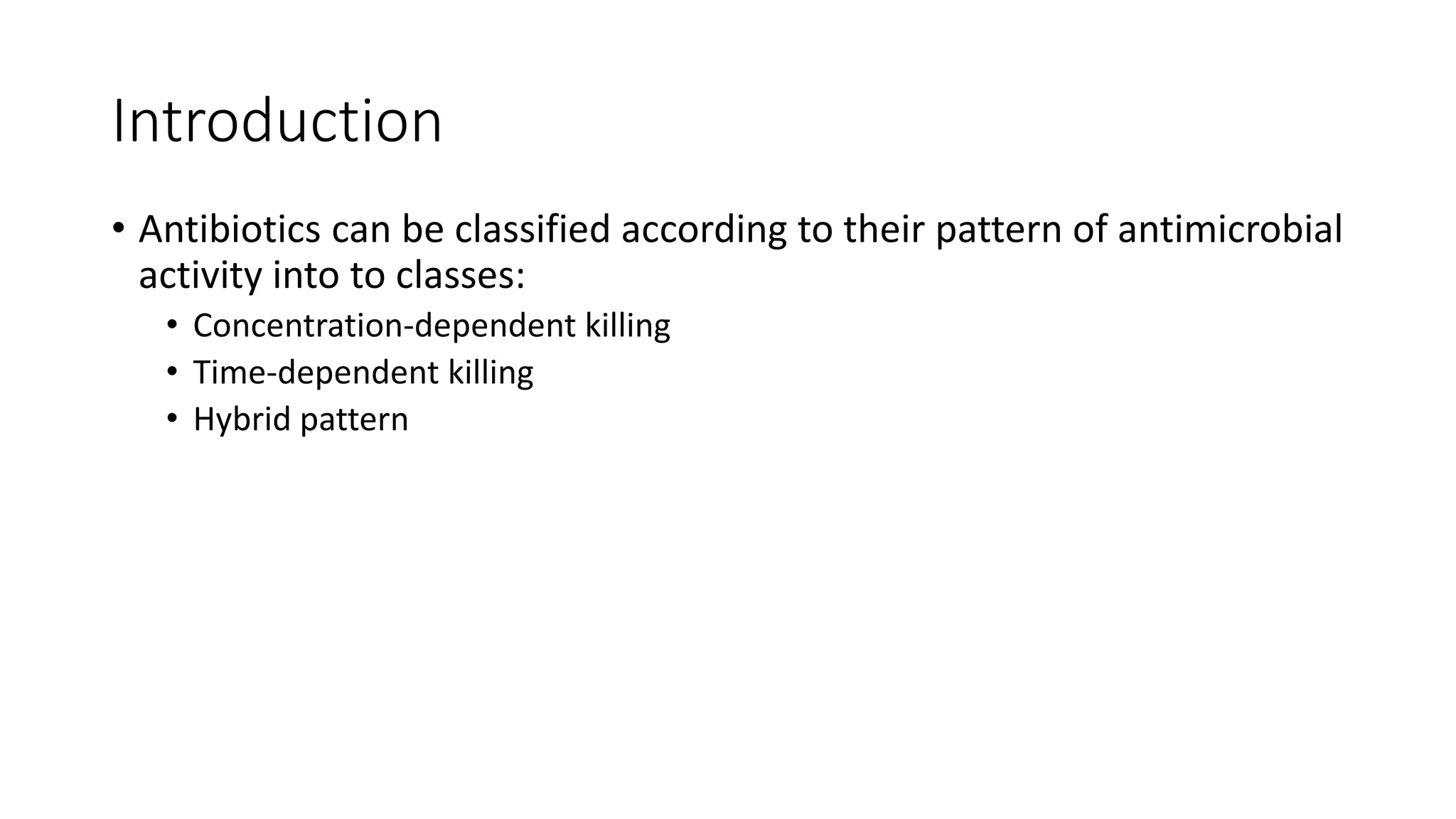 Concentration vs Time Dependent Antibiotics.pptx