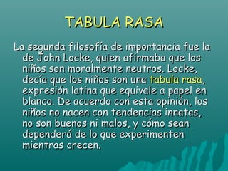 Concepcion de la infancia en la historia | PPT