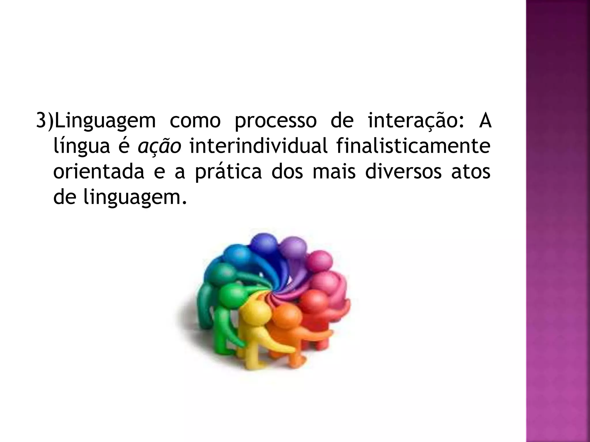 Concepções de linguagem, língua, gramática e | PPTX
