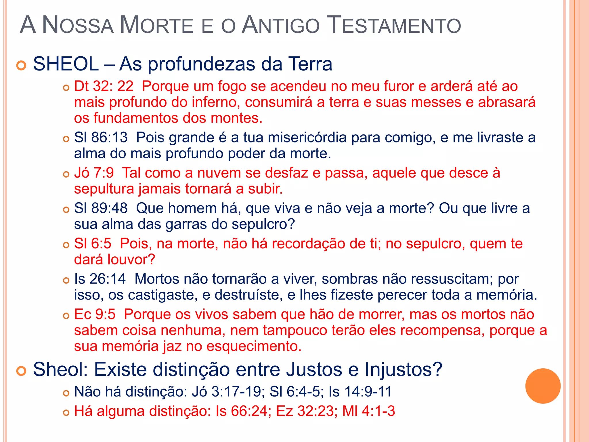 Centralização na vida com Deus.