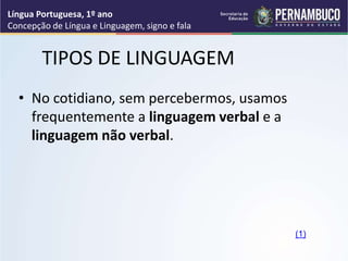Concepção de língua e linguagem, signo e fala..ppt