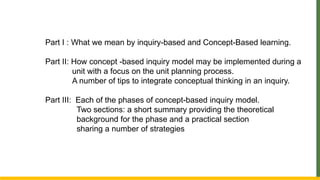 Concept -Based Inquiry 2vhvvhhjjvgccccch | PPTX