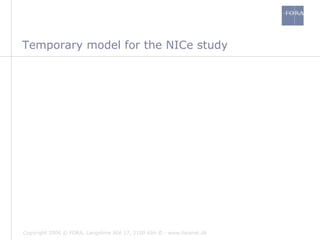 Temporary model for the NICe study 