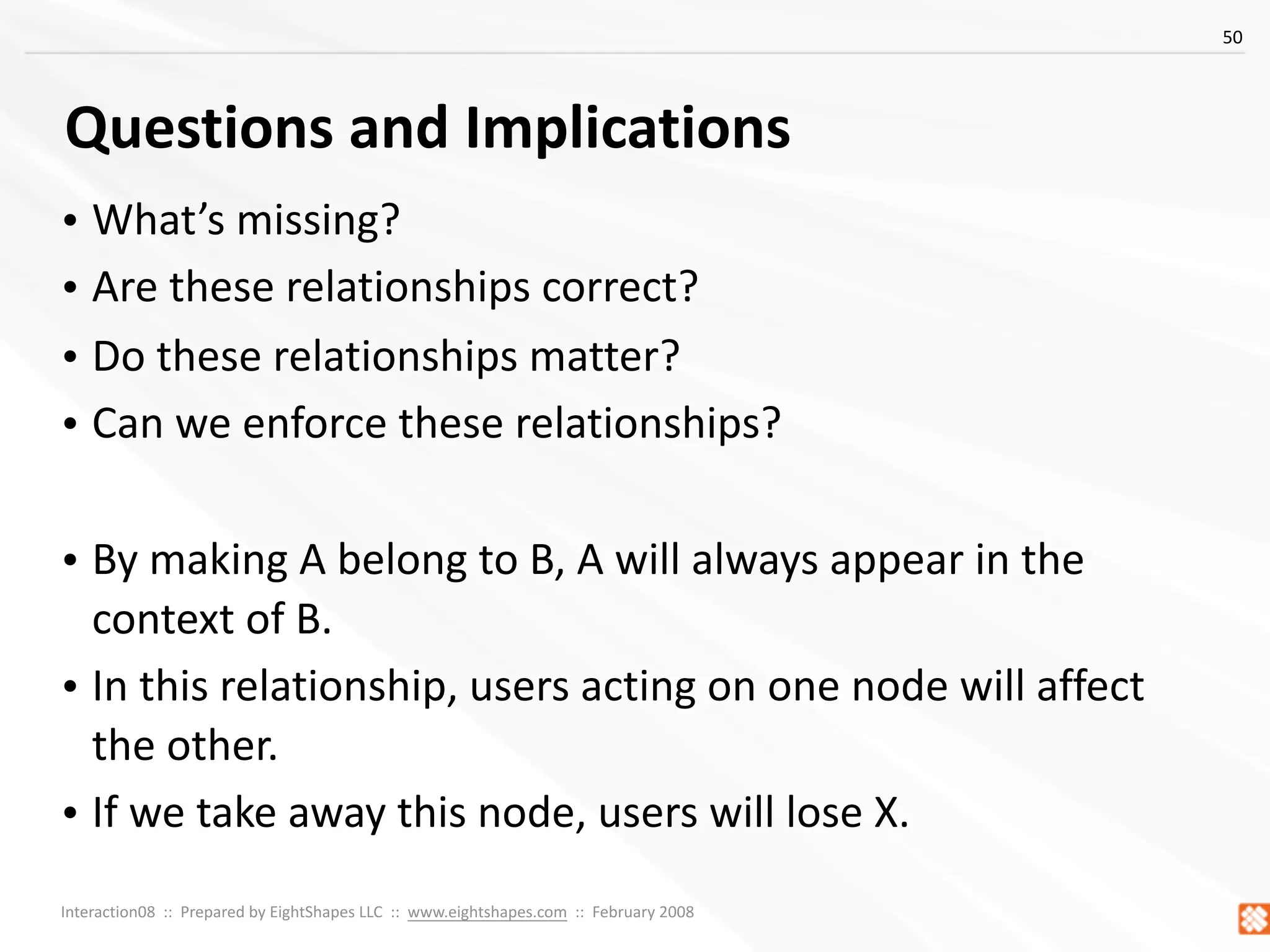 Concept Models ~ Interaction08
