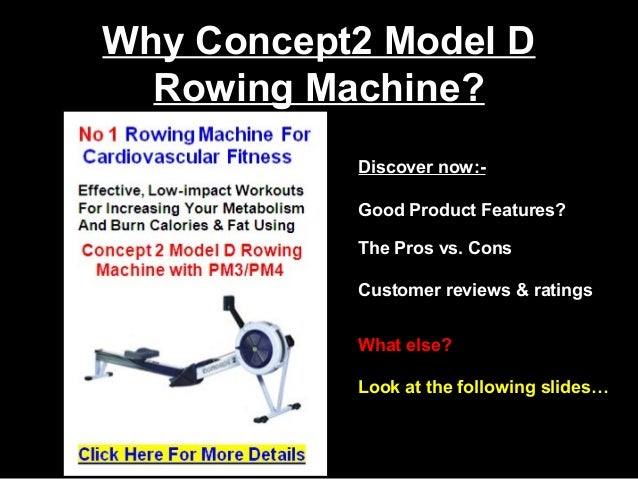 concept model d rowing machine