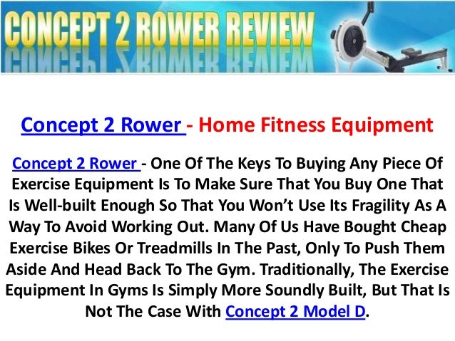 concept 2 exercise equipment