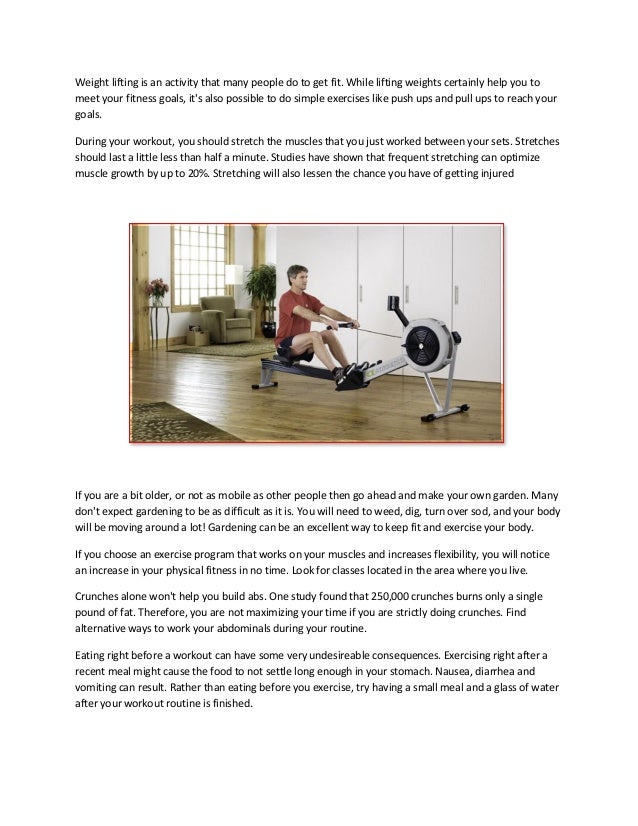 Concept 2 rower workouts
