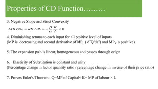 Concept and application of cd and ces production function in resource ...