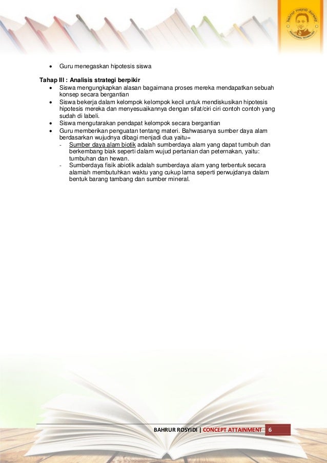 Concept attainment