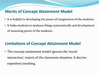 Applications of CAM in the classroom situation
 This model can be used teaching of language, grammar, science
and fundame...