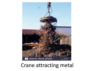 Crane attracting metal
 
