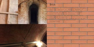 Il materiale da costruzione della mia Bologna.
Usato con sapienza nel passato, abusato in
tempi più recenti quando bastava fare una
costruzione in mattoni faccia a vista per
ditte che era bella ed integrata, sta
riconquistando il suo meritato posto nelle
costruzioni di qualità.
Rimane un materiale dal fascino antico ma può
contestualizzarsi in architetture
contemporanee.
Brick
 