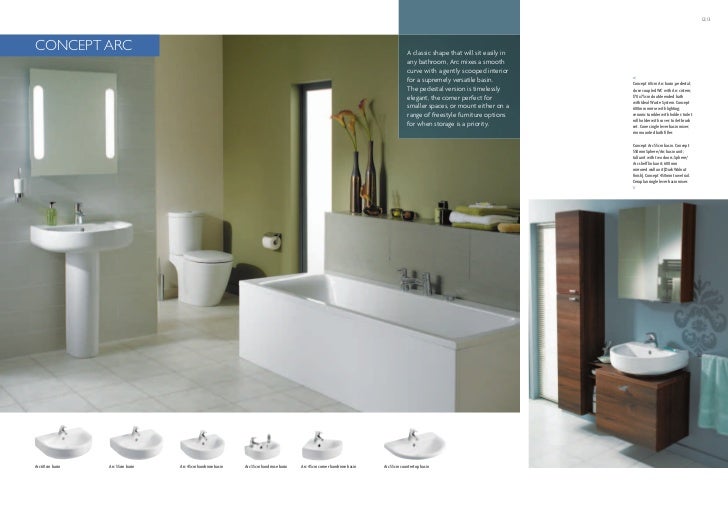 Bathroom Suites Ideal Standard Ireland Concept brochure 2011