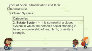 CONCEPT, CHARACTERISTICS AND FORMS OF STRATIFICATION SYSTEMS USING ...