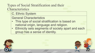 CONCEPT, CHARACTERISTICS AND FORMS OF STRATIFICATION SYSTEMS USING ...