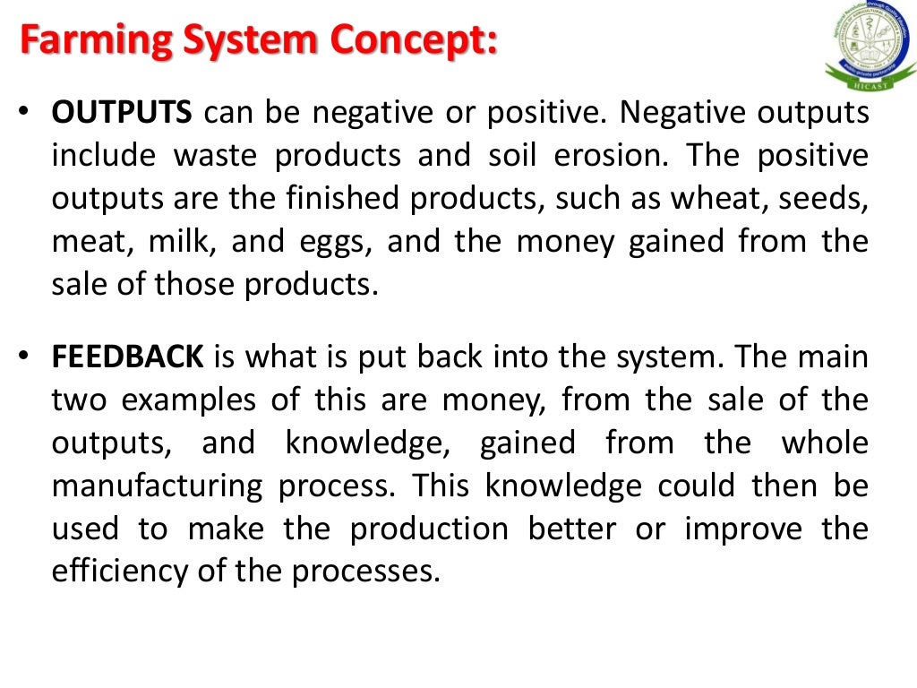 Concept Definitions Types Of Farming System