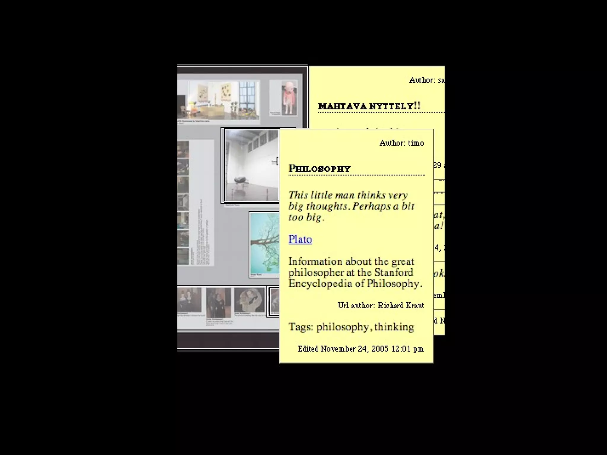     Mariana Salgado- Media Lab- November 2005 